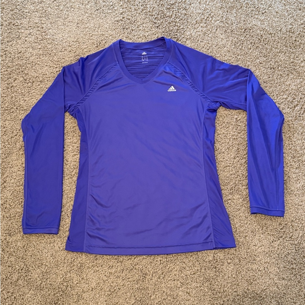 Adidas Vibrant Purple Performance Top